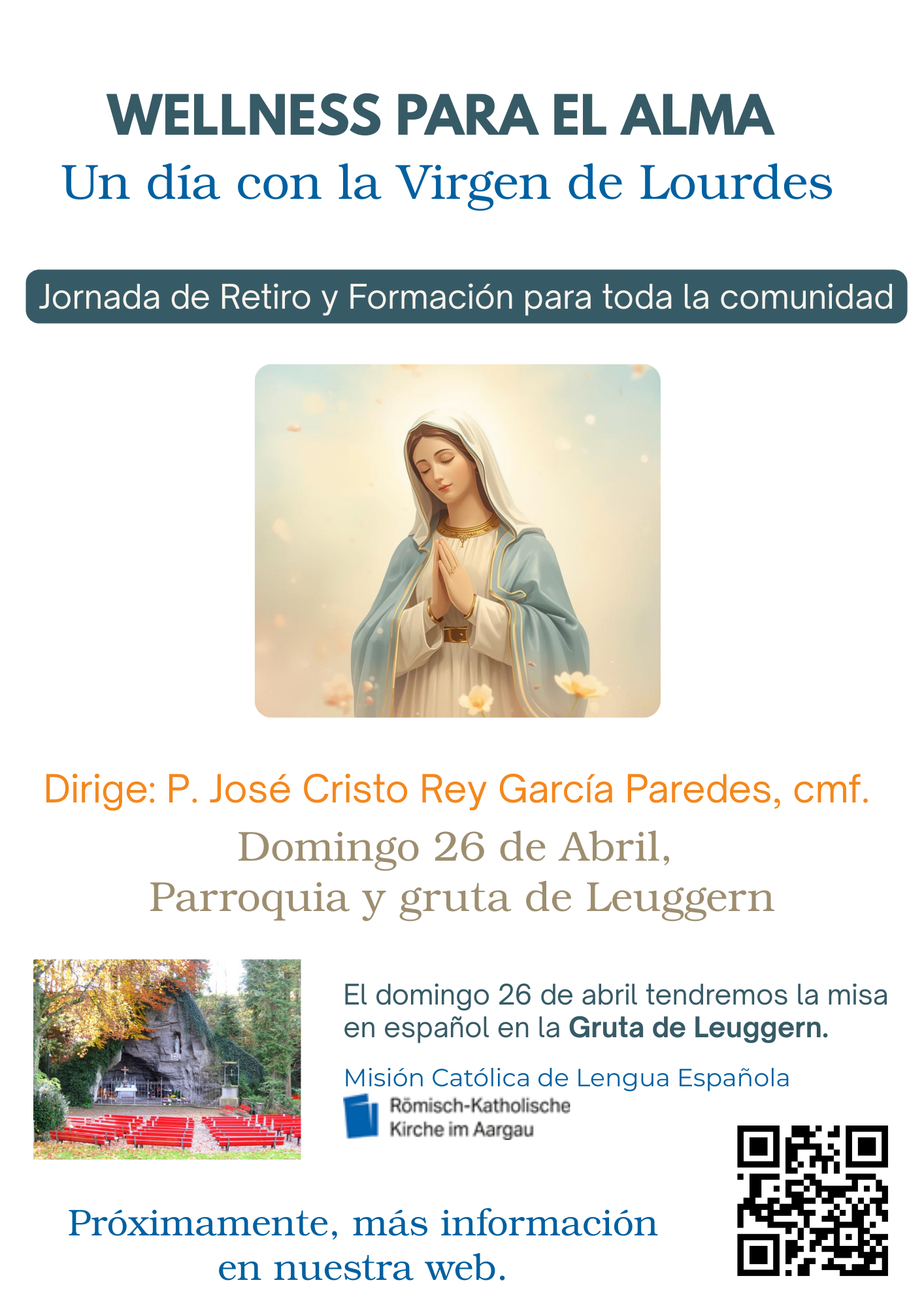 Flyer - Un día con la Virgen de Lourdes